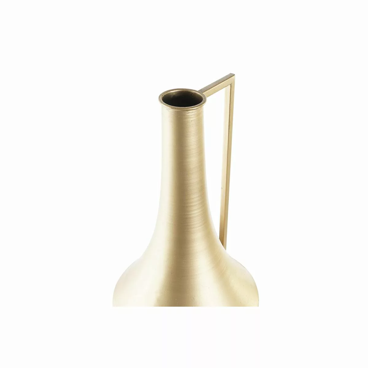 Vase Dkd Home Decor Golden Metall Creme Tropical Pflanzenblatt (21 X 21 X 7 günstig online kaufen