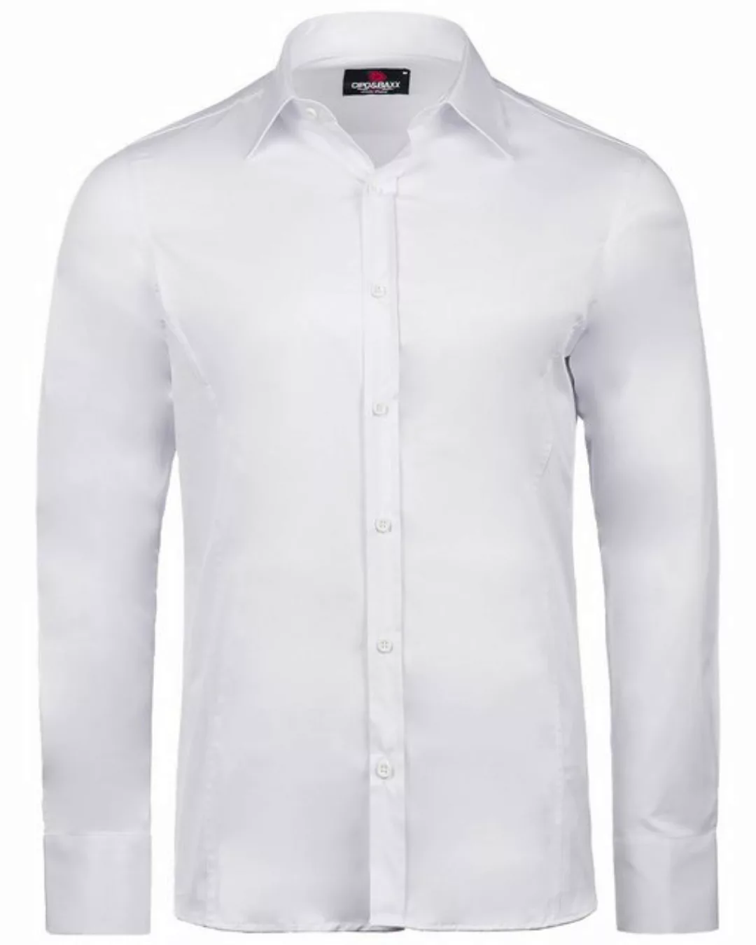 Cipo & Baxx Businesshemd Businesshemd CH166 White - Regular Fit - Langarm M günstig online kaufen