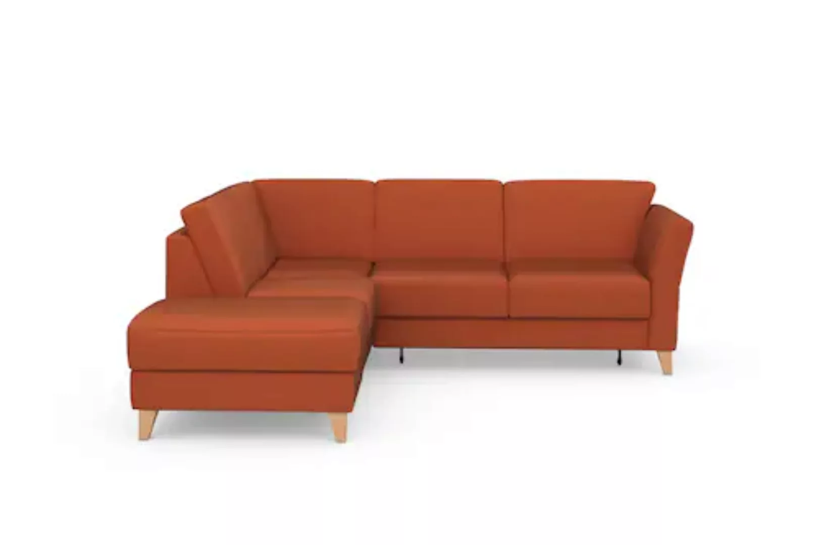 sit&more Ecksofa "Visby L-Form", Wahlweise mit Bettfunktion und Stauraum, f günstig online kaufen