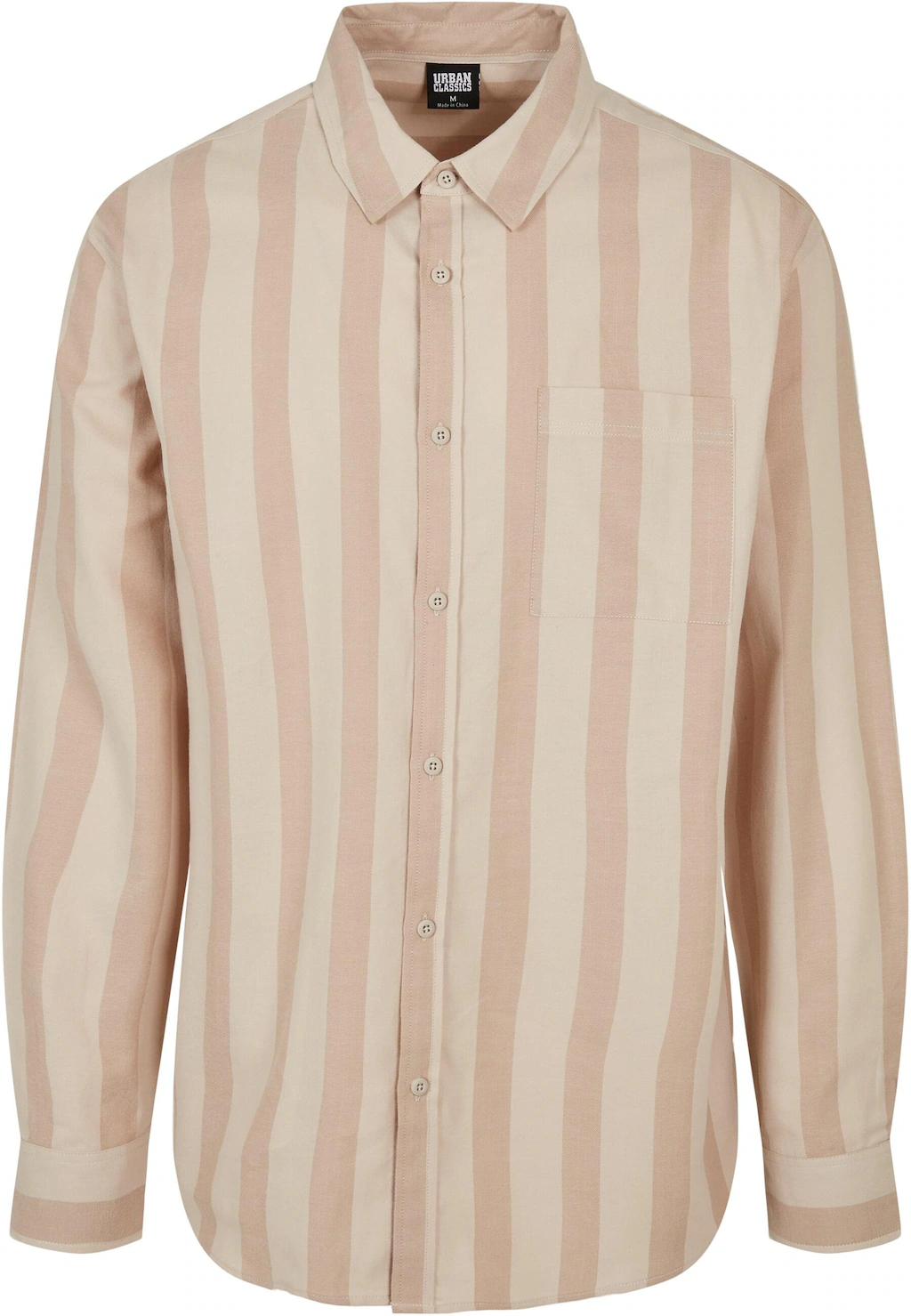 URBAN CLASSICS Langarmhemd "Urban Classics Herren Striped Shirt", (1 tlg.) günstig online kaufen