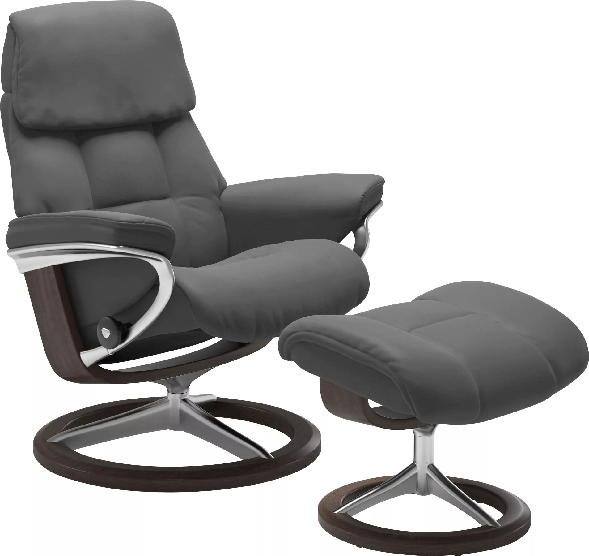 Stressless Hocker "Ruby", mit Signature Base, Gestell Eiche, Wenge, Braun & günstig online kaufen