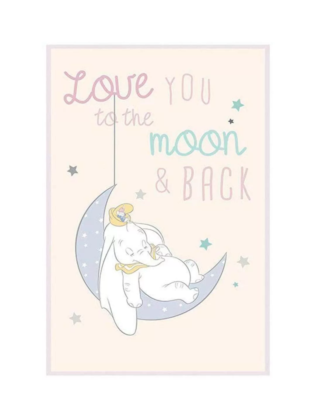 Komar Poster »Dumbo Moon«, Disney, (1 St.), Kinderzimmer, Schlafzimmer, Woh günstig online kaufen