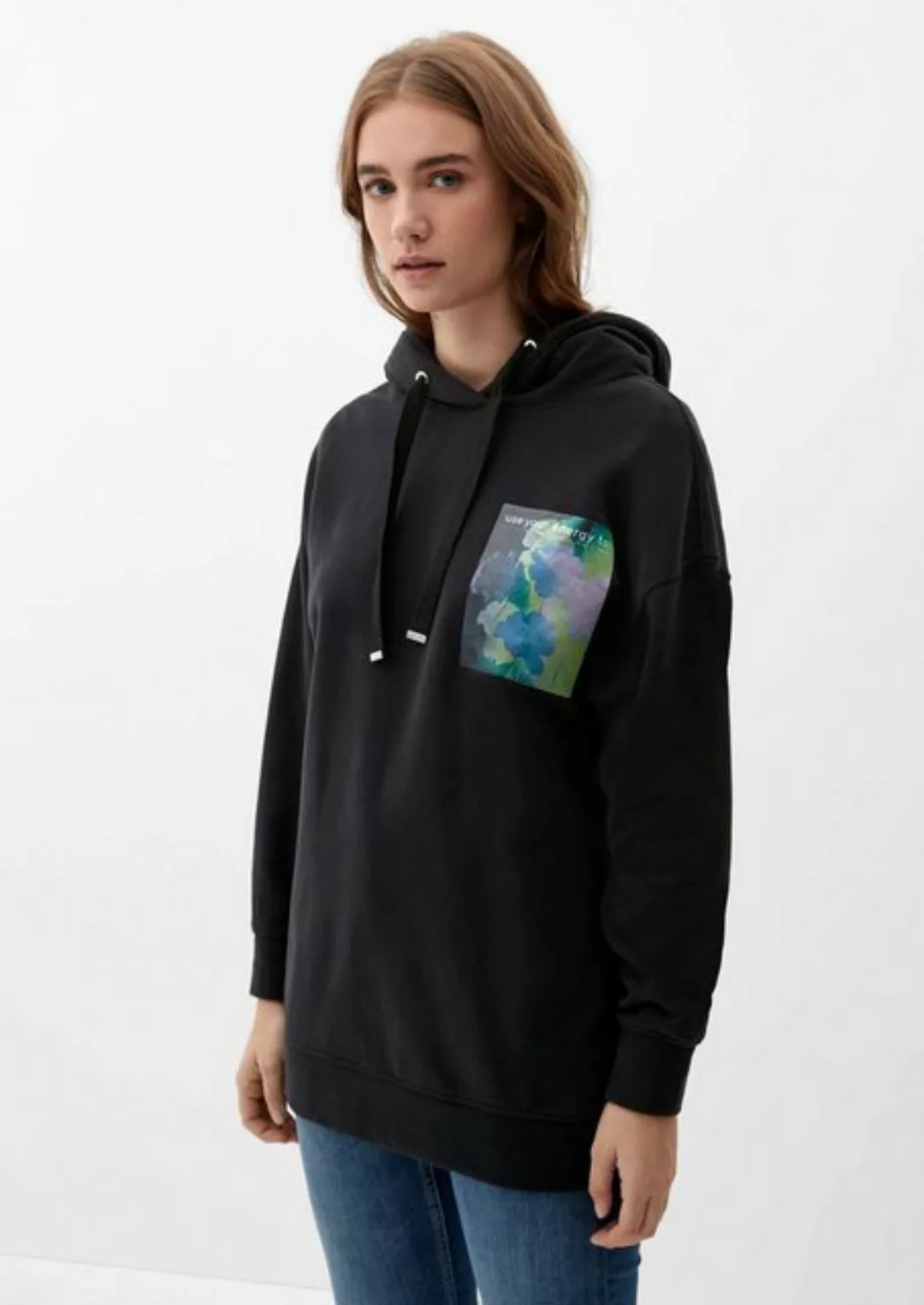 s.Oliver Sweatshirt Sweatshirt mit Frontprint günstig online kaufen