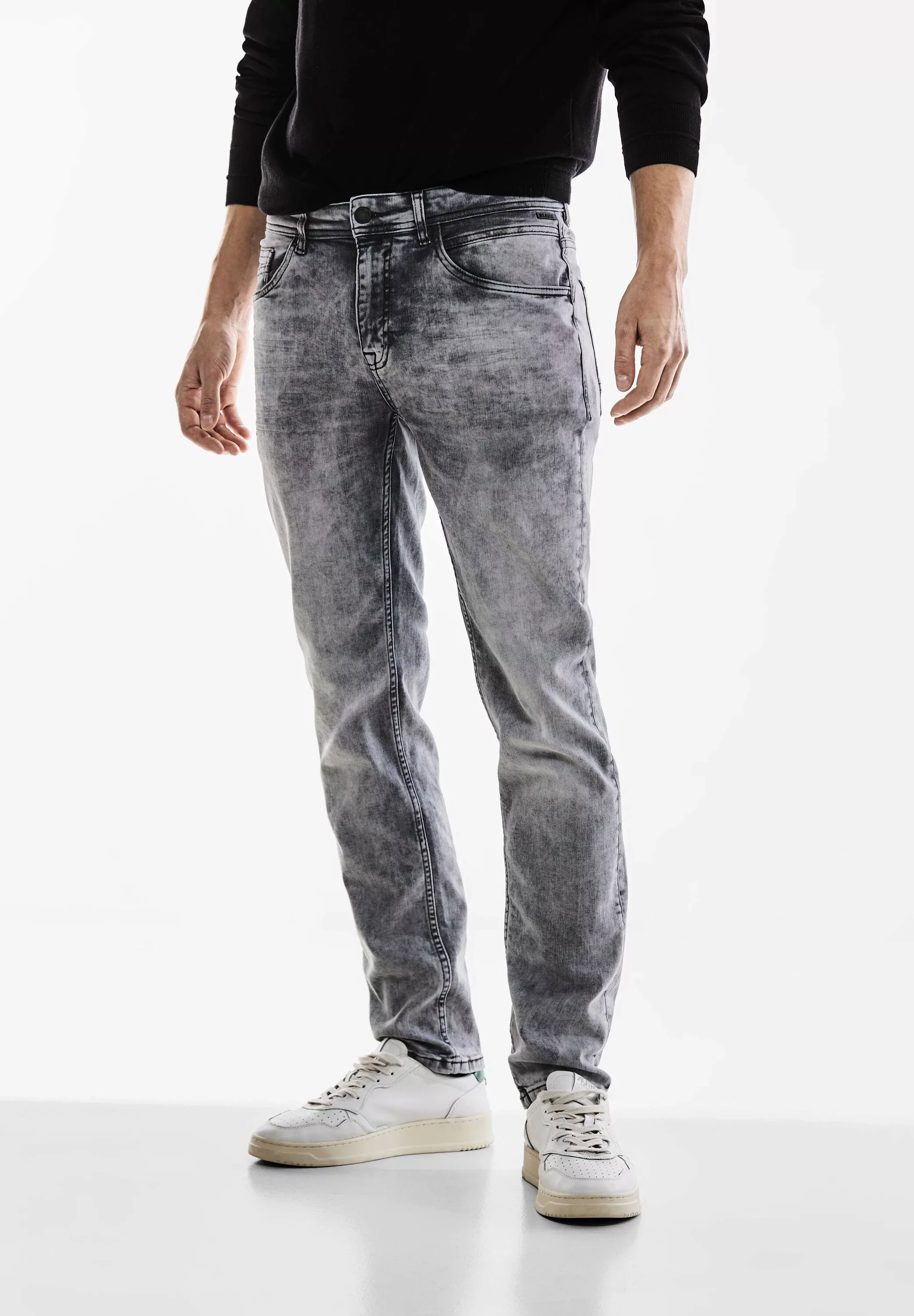 STREET ONE MEN Gerade Jeans Middle Waist günstig online kaufen