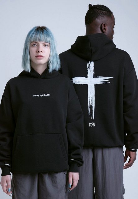 Remember you will die - RYWD Kapuzensweatshirt Cross Hoodie günstig online kaufen