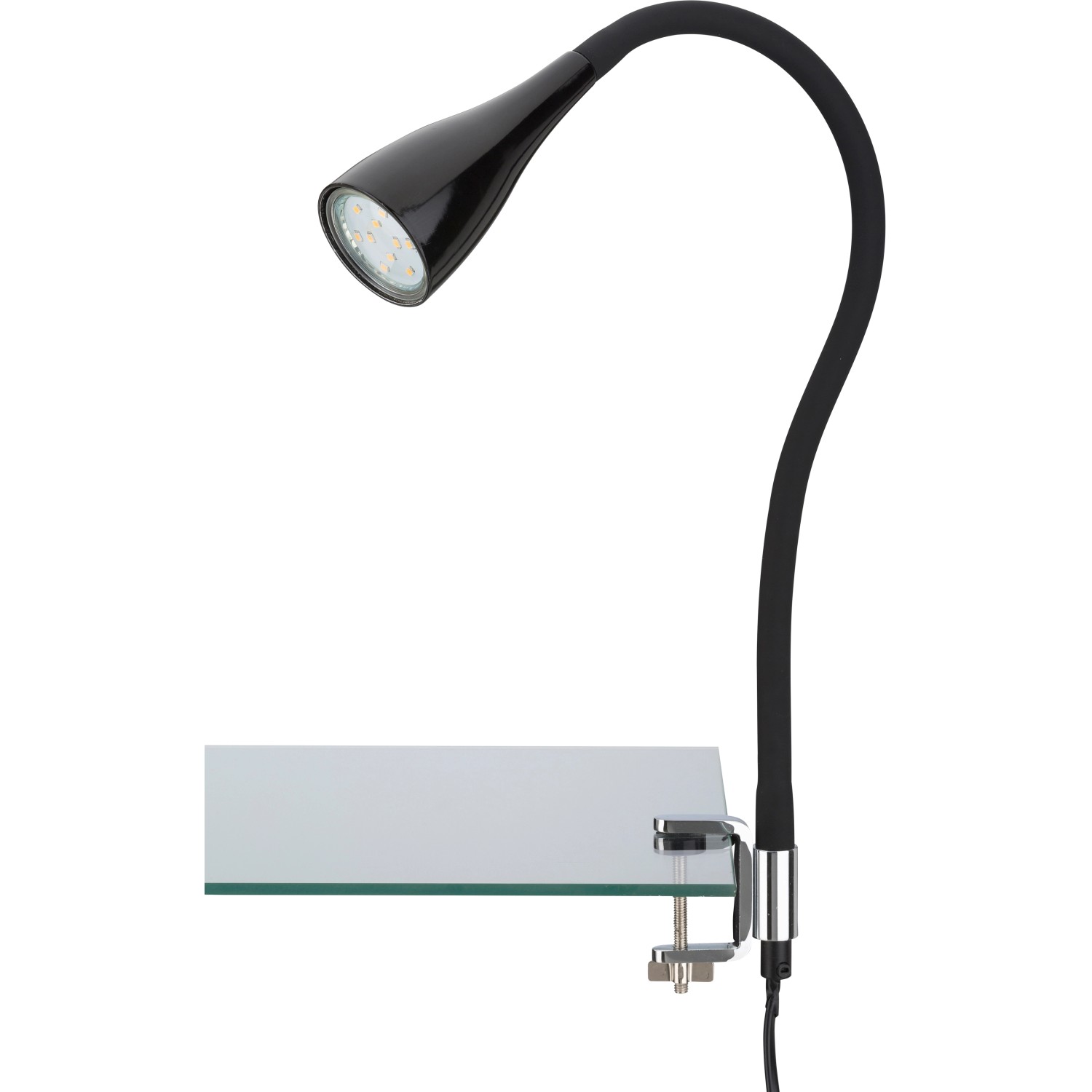 Briloner LED-Klemmleuchte Schwarz günstig online kaufen