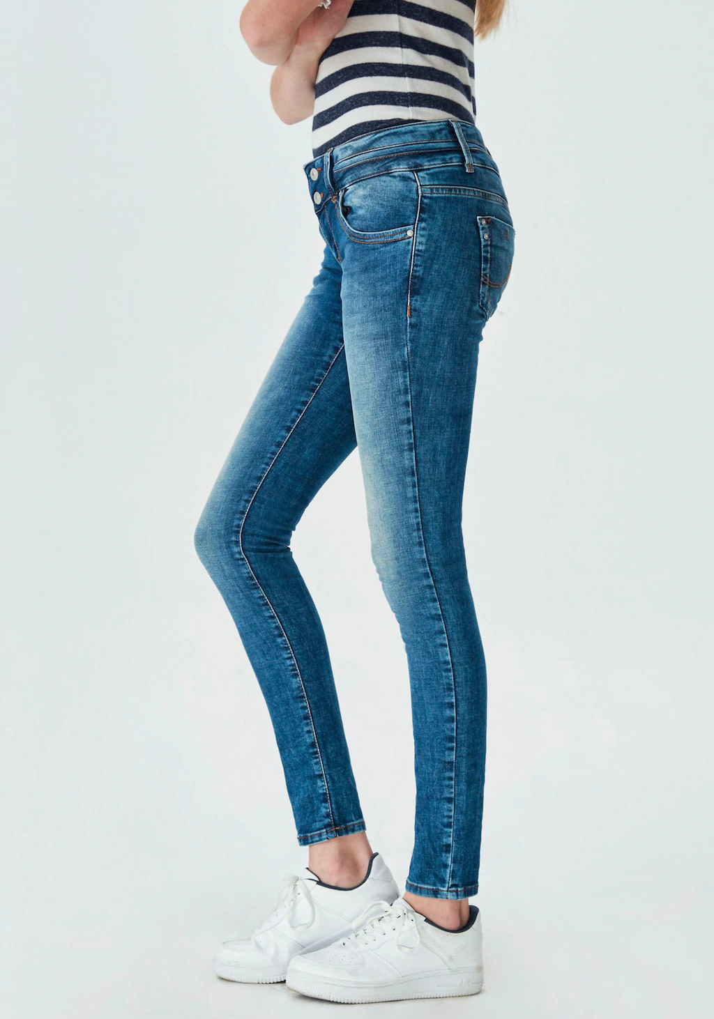 LTB Damen Jeans Julita X Extra Skinny Fit - Blau - Angellis Wash günstig online kaufen