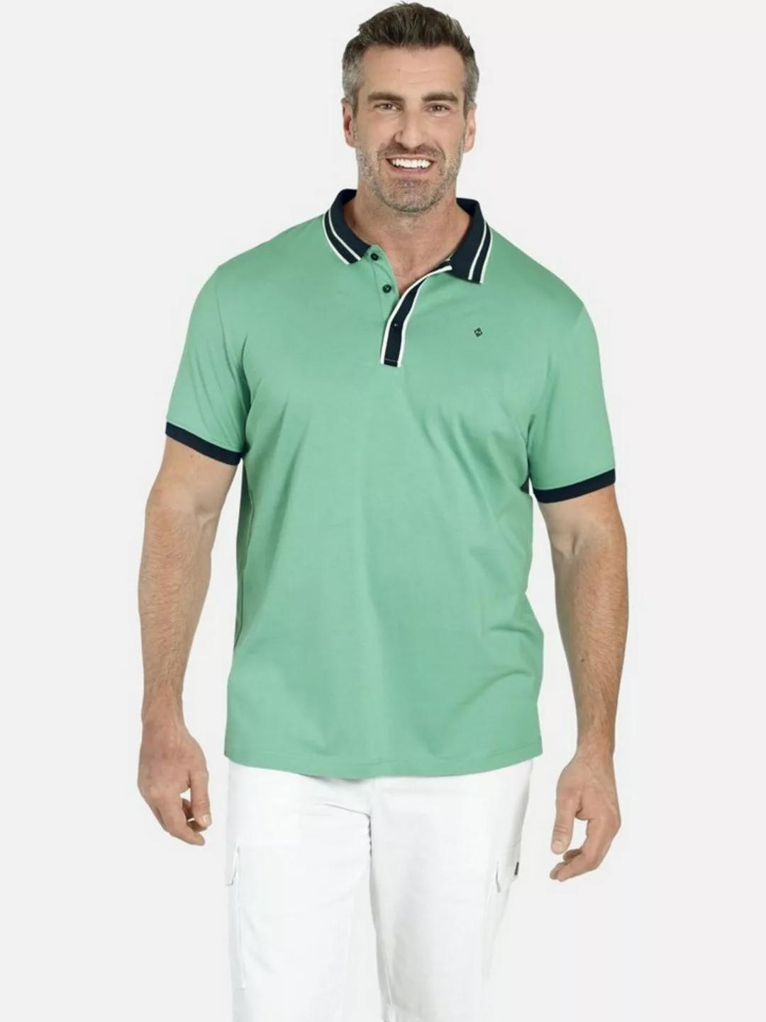 Charles Colby Poloshirt EARL FINGS bequemes Poloshirt günstig online kaufen