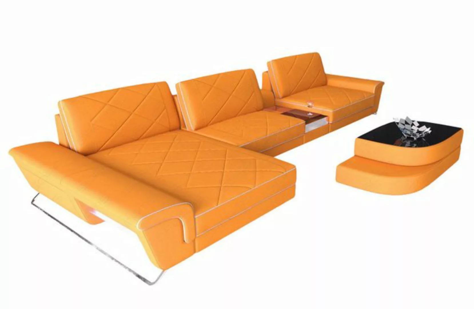 Sofa Dreams Ecksofa Polstersofa Stoff Couch Bari L Form Stoffsofa, Mikrofas günstig online kaufen