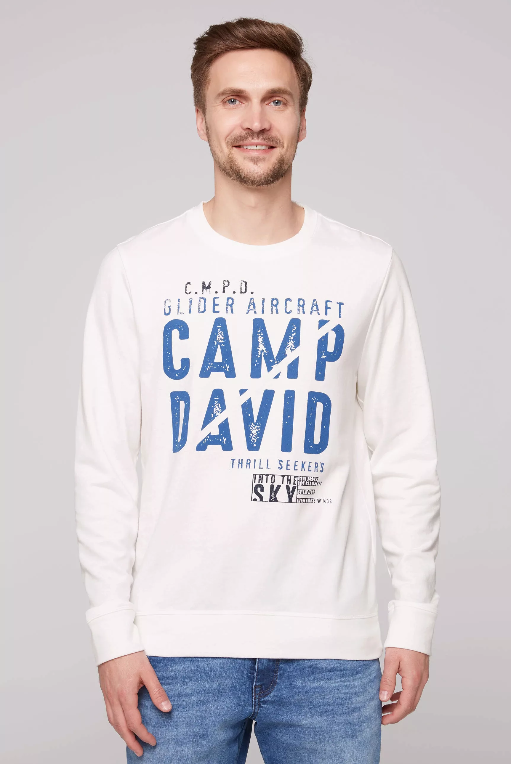 CAMP DAVID Sweater, mit Baumwolle günstig online kaufen