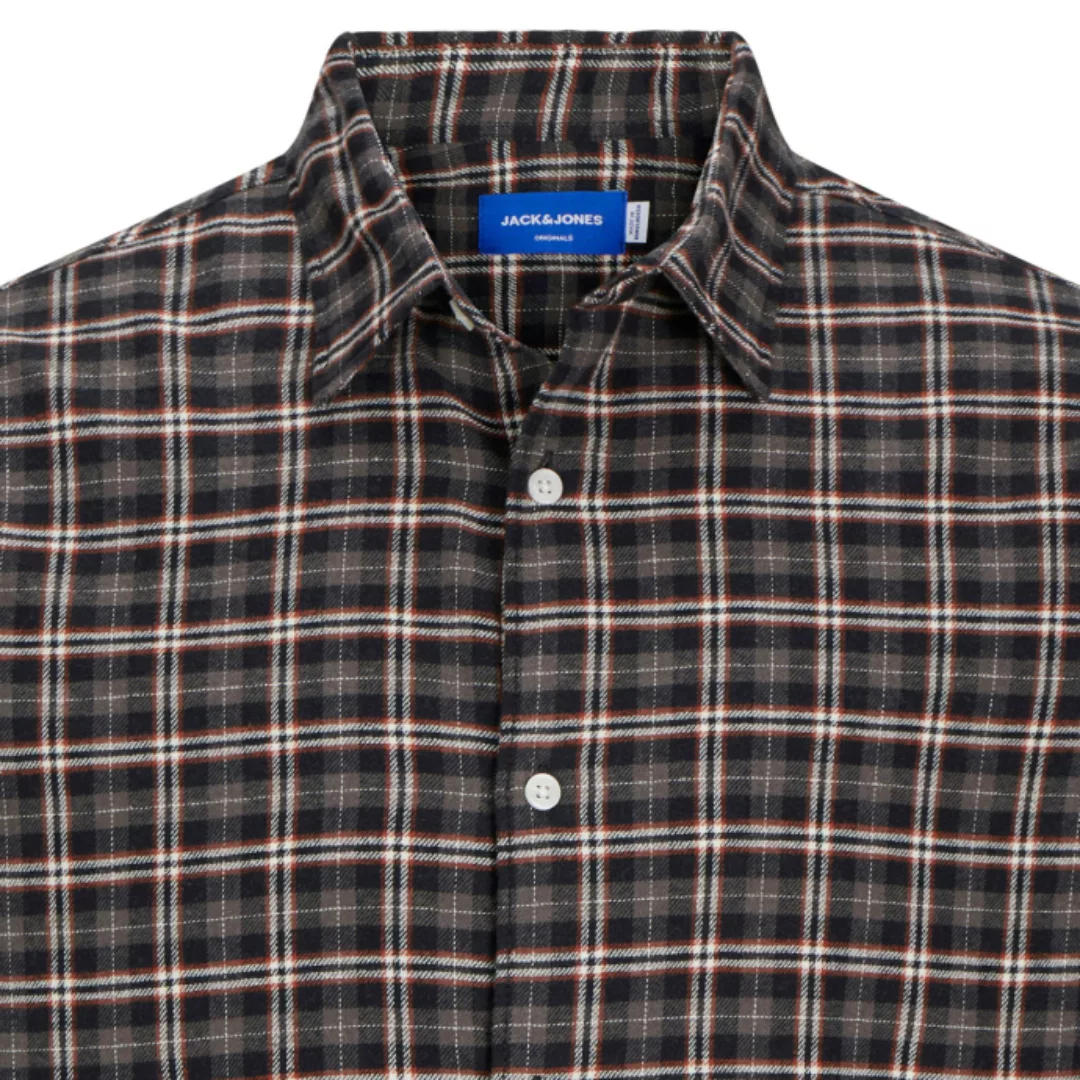 Jack&Jones Kariertes Flanellhemd aus Baumwollmischung günstig online kaufen