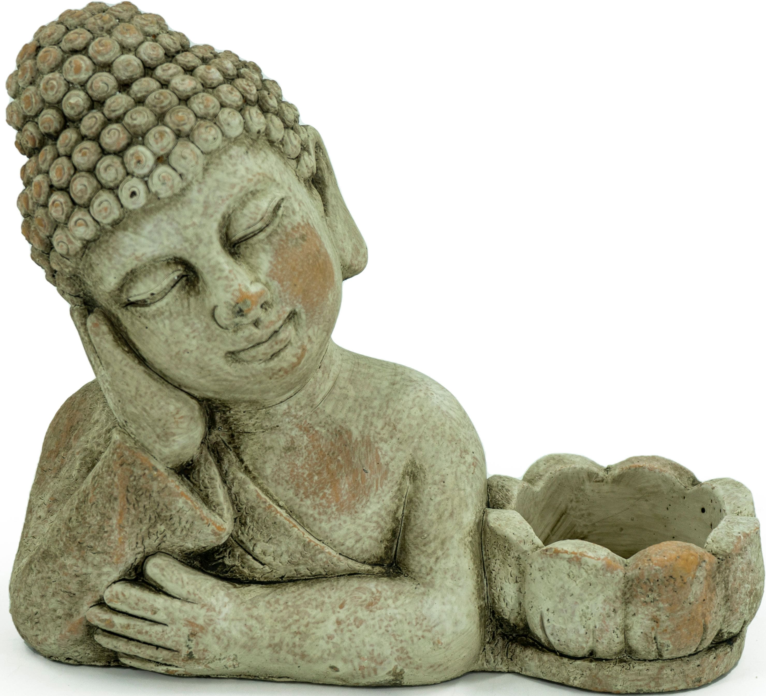 NOOR LIVING Kerzenhalter "Buddha", (1 St.), aus Zement günstig online kaufen