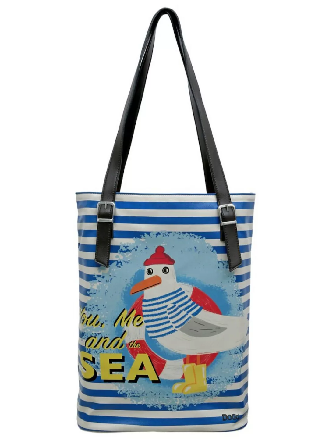 DOGO Umhängetasche "Damen Tall Bag You, Me And The Sea Vegan Damen Handtasc günstig online kaufen