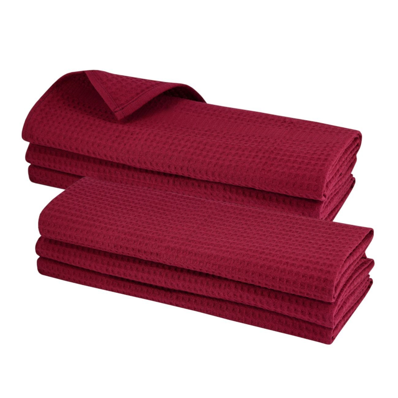 Engelland Geschirrtuch Poliertuch, (Vorteils-Set, 6-tlg., Waffel-Pique), günstig online kaufen