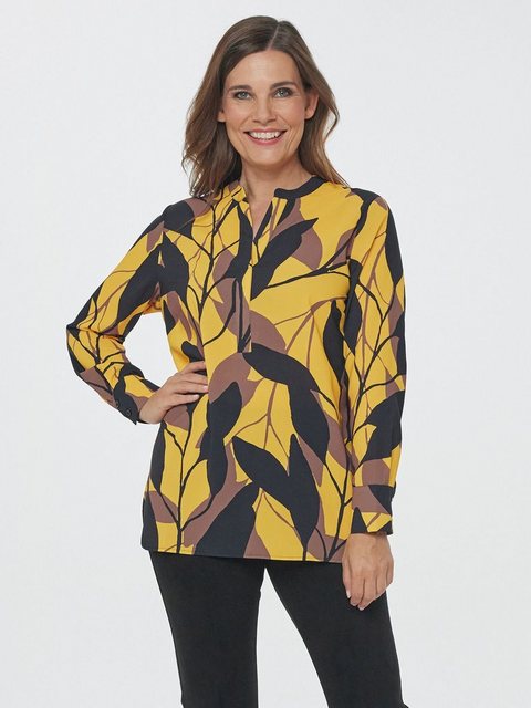 Georg Stiels Druckbluse Print-Shirt figurumspielend im Herbstdruck günstig online kaufen