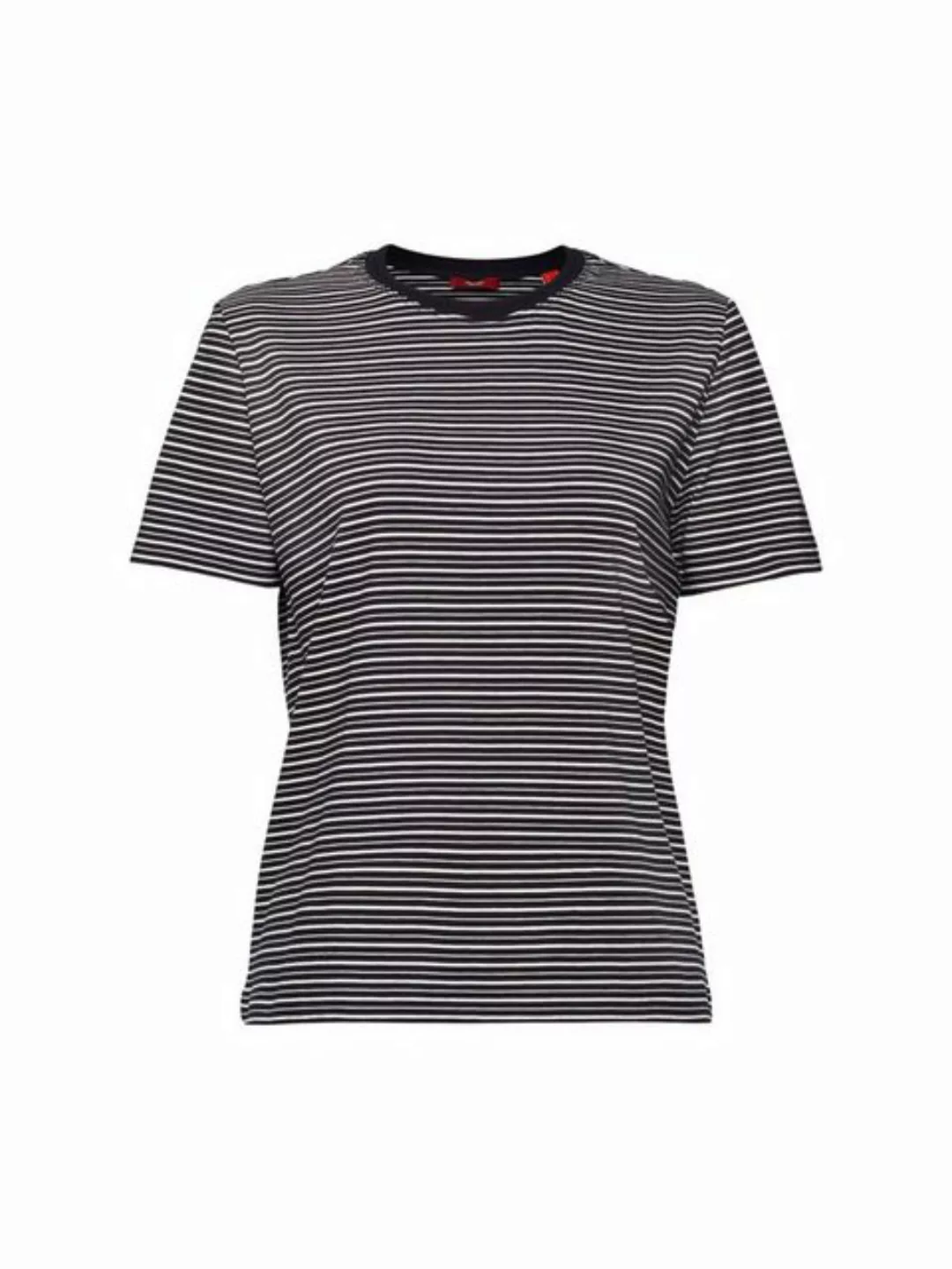 Esprit T-Shirt T-Shirt mit Streifen, 100% Baumwolle (1-tlg) günstig online kaufen