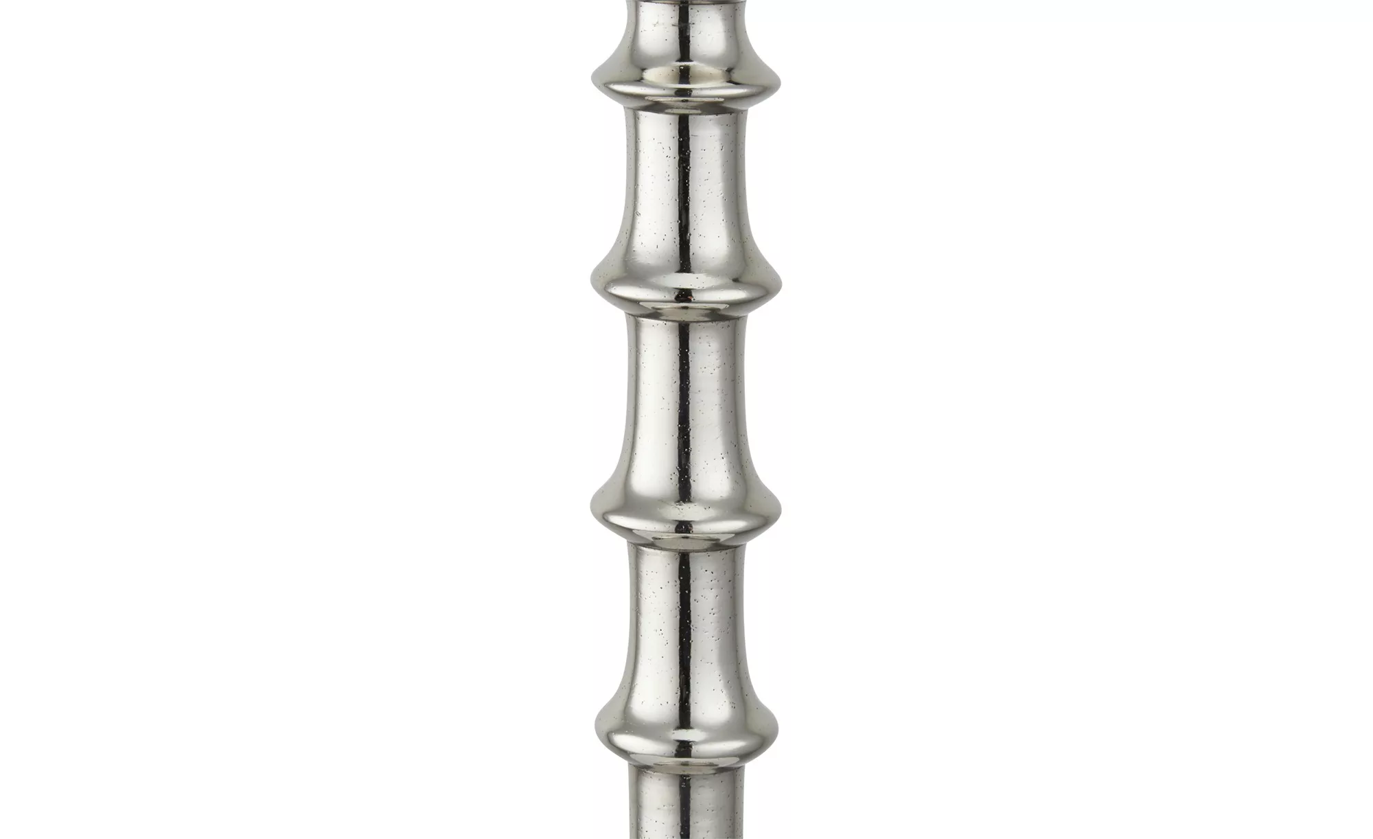 Kerzenhalter - silber - Aluminum - 38 cm - Sconto günstig online kaufen