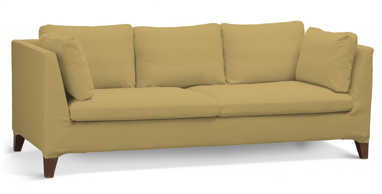 Bezug für Stockholm 3-Sitzer Sofa, chiffongelb, Stockholm 3-Sitzer, Cotton günstig online kaufen