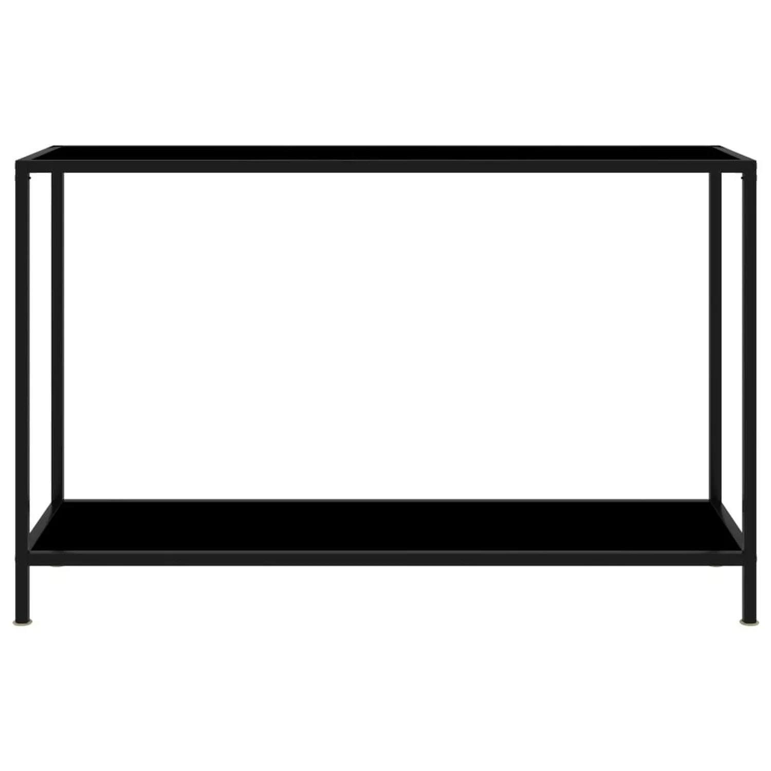 Konsolentisch Schwarz 120x35x75 Cm Hartglas günstig online kaufen