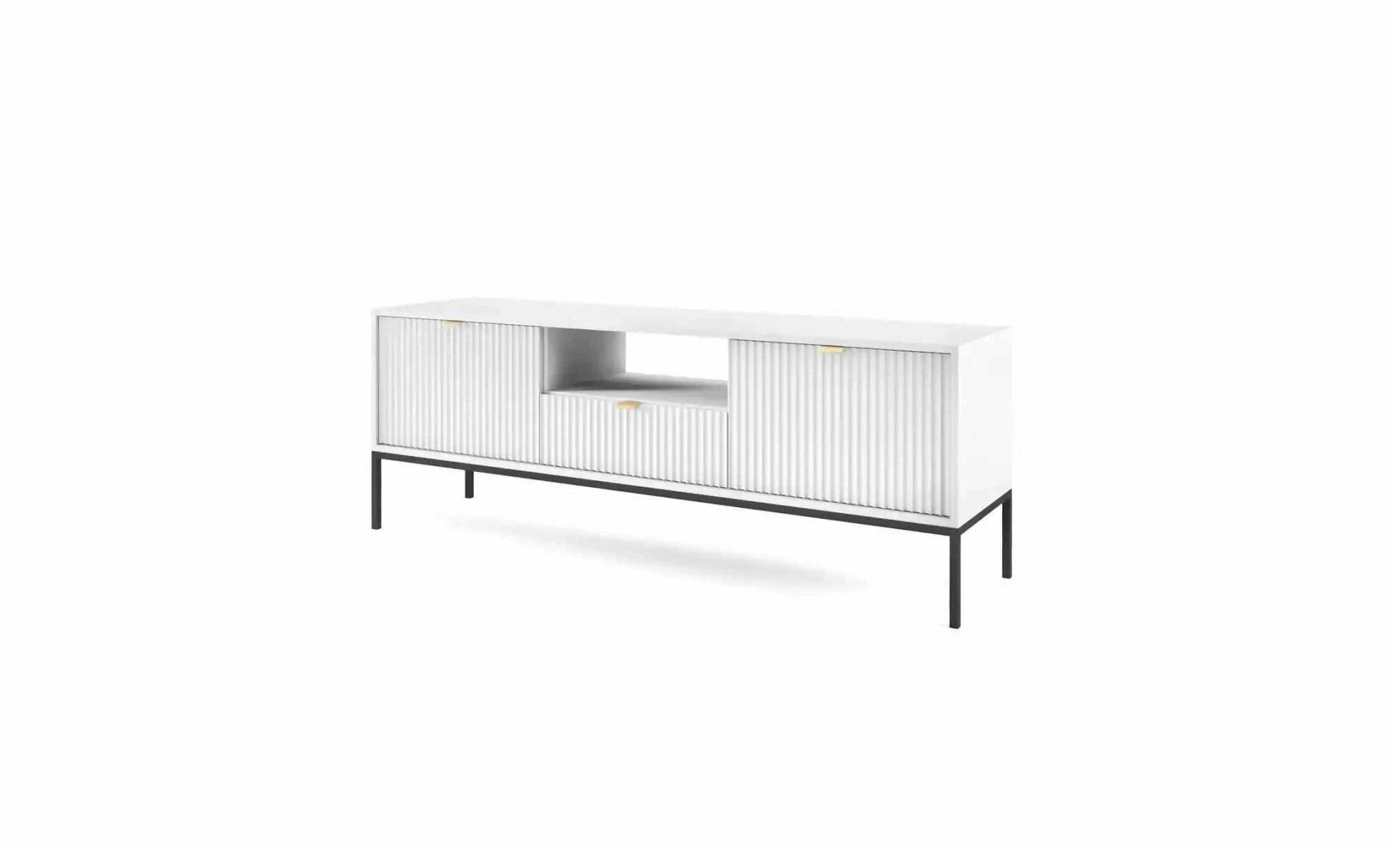 Lowboard  Nova ¦ weiß ¦ Maße (cm): B: 154 H: 56 Kommoden & Sideboards > Low günstig online kaufen