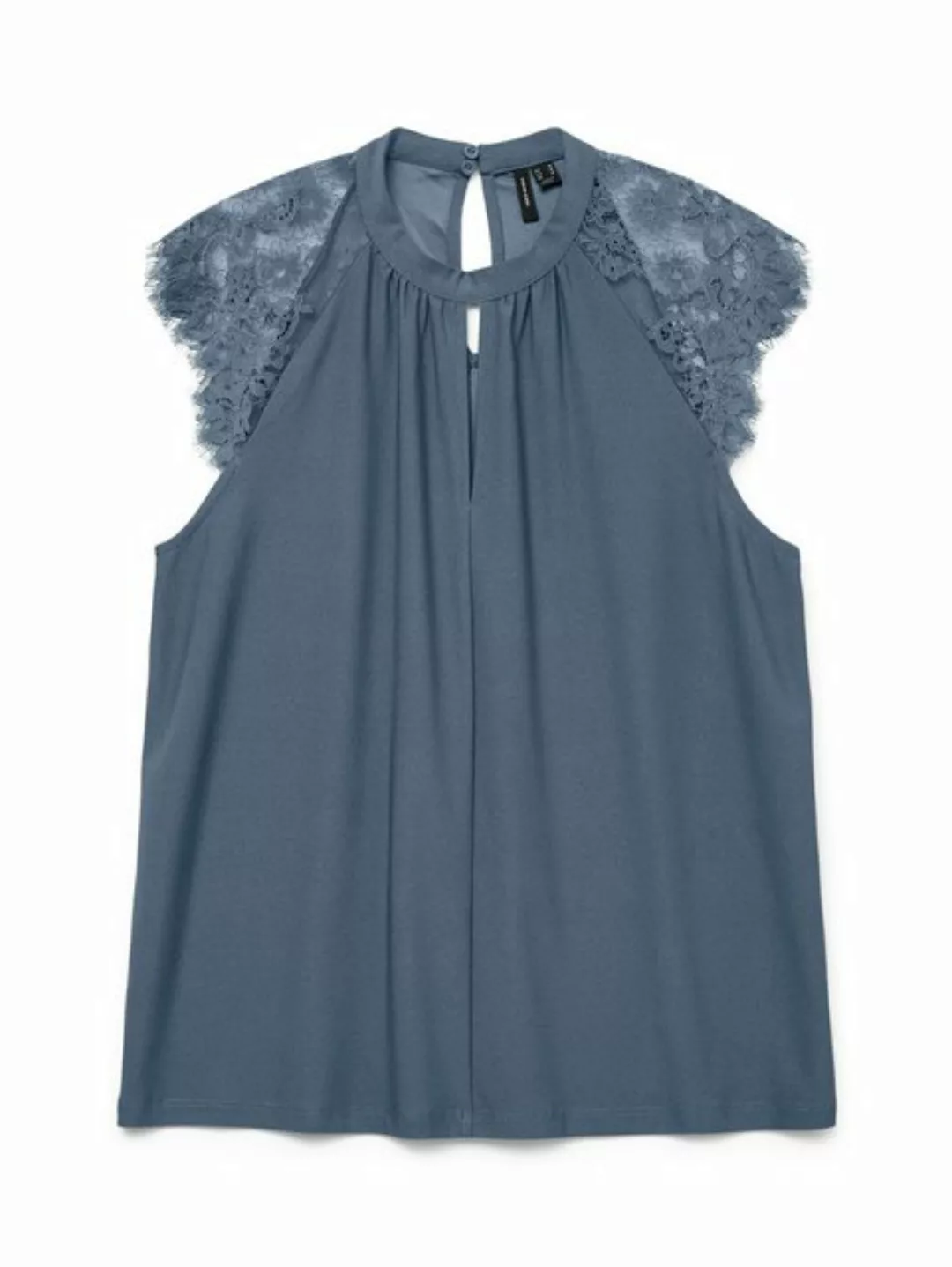 Vero Moda Spitzentop VMMILLA SL LACE TEE günstig online kaufen