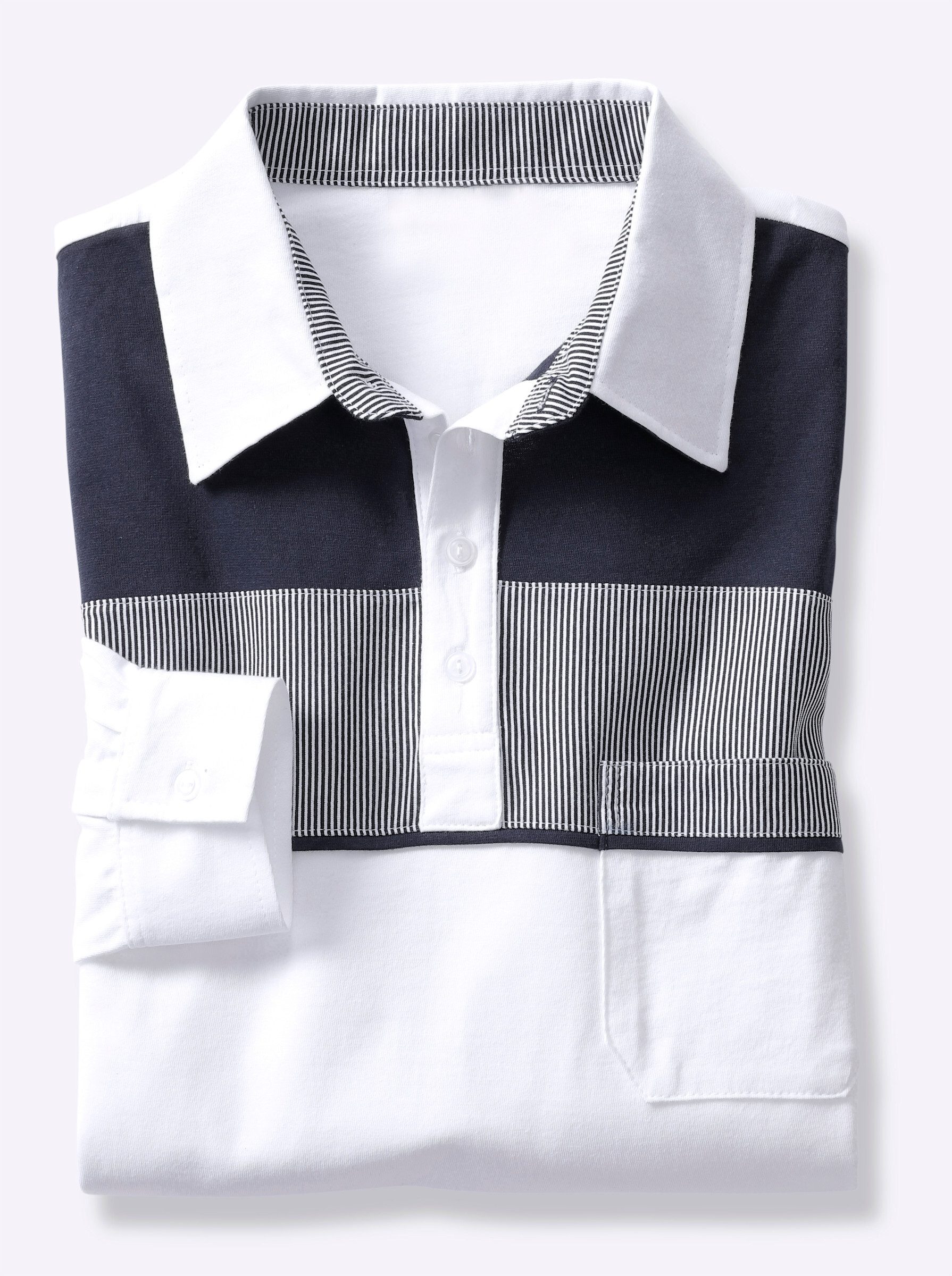 Catamaran Poloshirt "Langarm-Poloshirt", (1 tlg.) günstig online kaufen