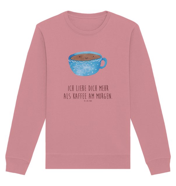 Mr. & Mrs. Panda Longpullover Größe L Kaffee Tasse - Canyon Pink - Geschenk günstig online kaufen