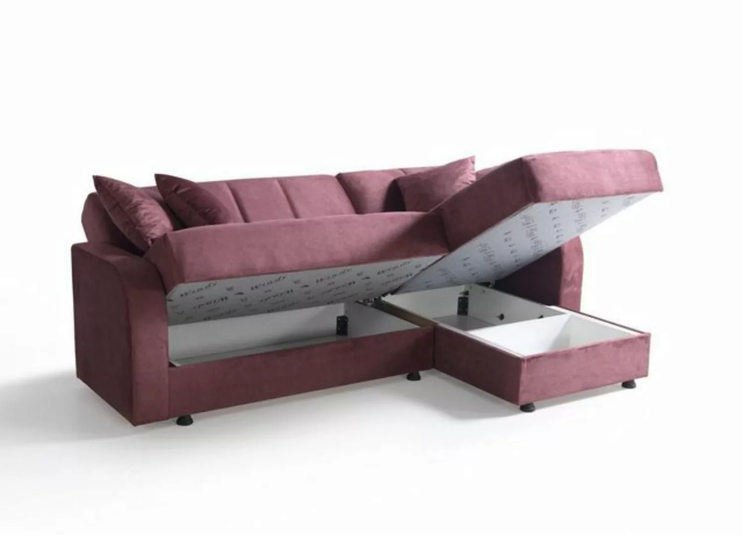 JVmoebel Ecksofa Luxus Wohnzimmer Set Sessel Ecksofa Hocker L-Form Modern S günstig online kaufen