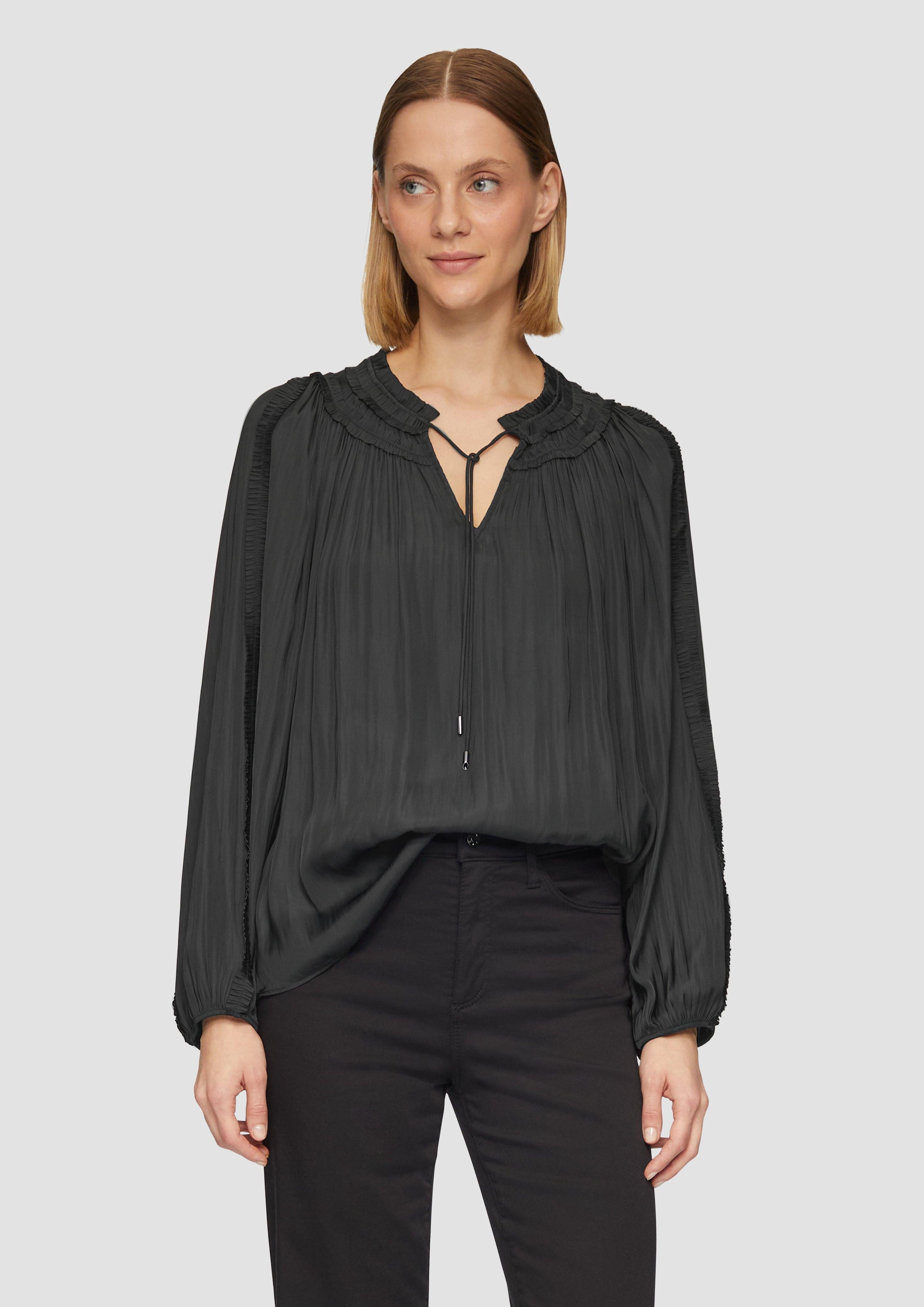 s.Oliver BLACK LABEL Langarmbluse Tunika-Bluse mit günstig online kaufen