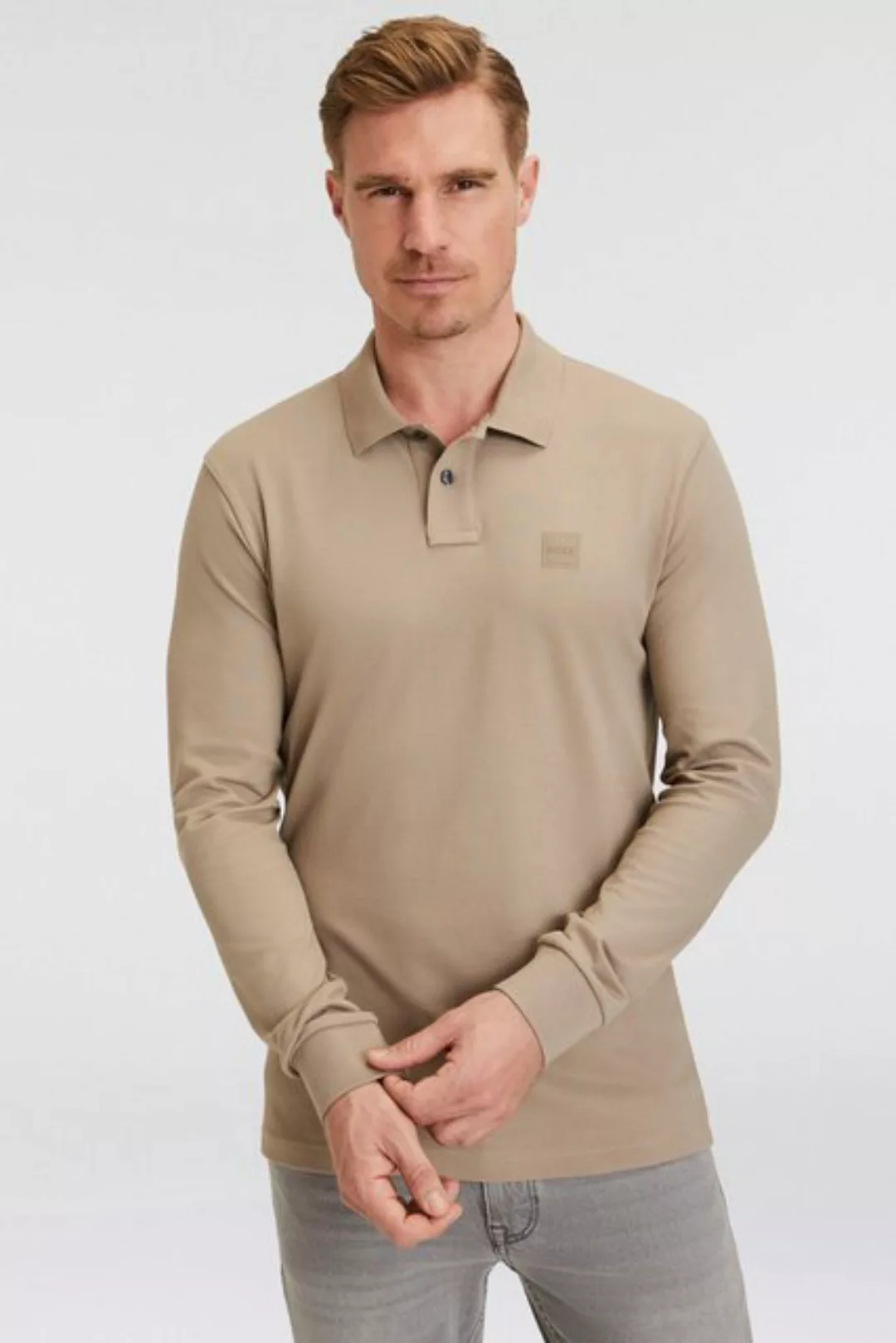 BOSS ORANGE Poloshirt Passerby mit BOSS-Logobadge günstig online kaufen