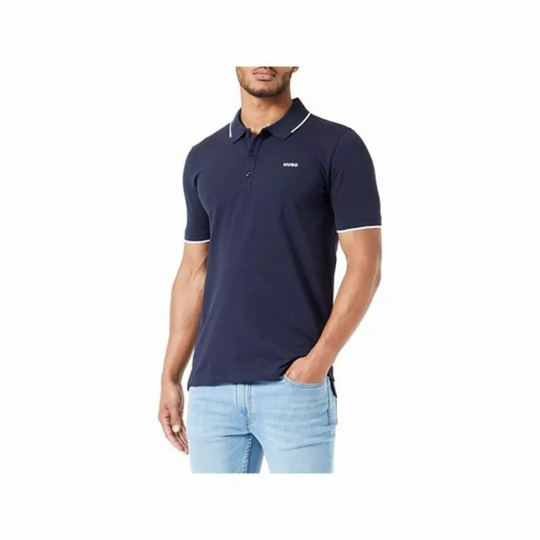 HUGO Poloshirt blau regular fit (1-tlg) günstig online kaufen