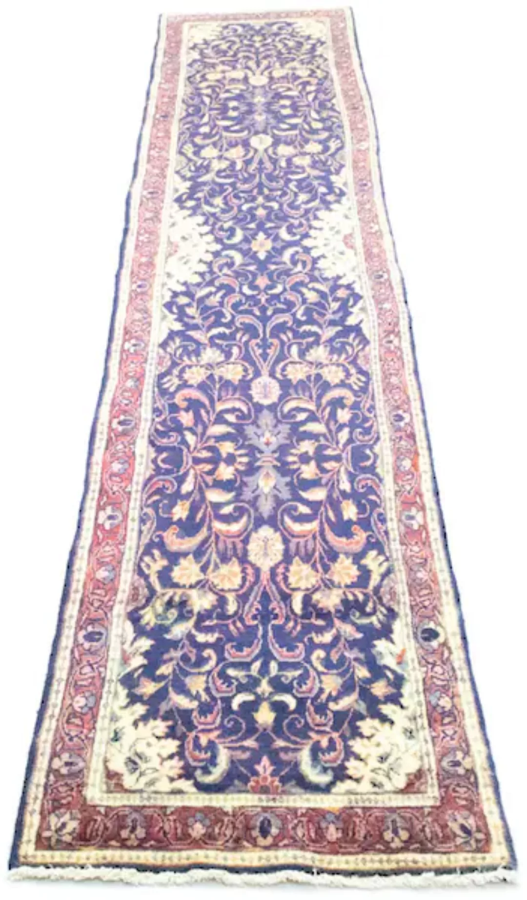 morgenland Wollteppich »Sarough Teppich handgeknüpft blau«, rechteckig günstig online kaufen