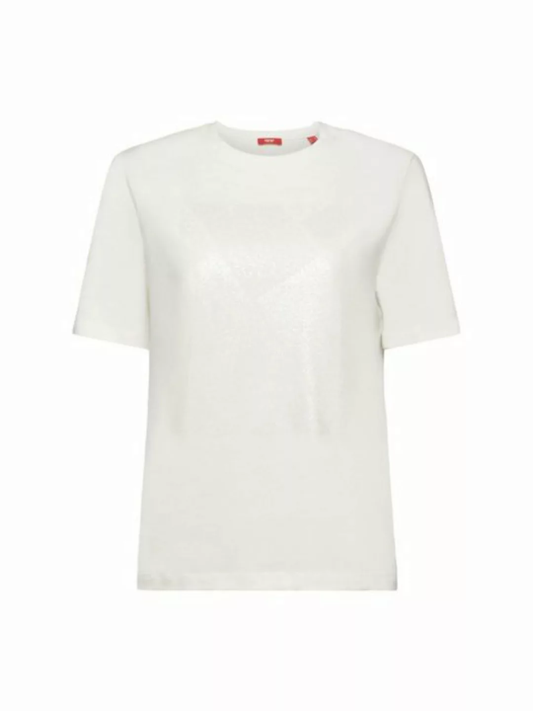 Esprit Langarmshirt T-Shirt mit holografischem Print (1-tlg) günstig online kaufen