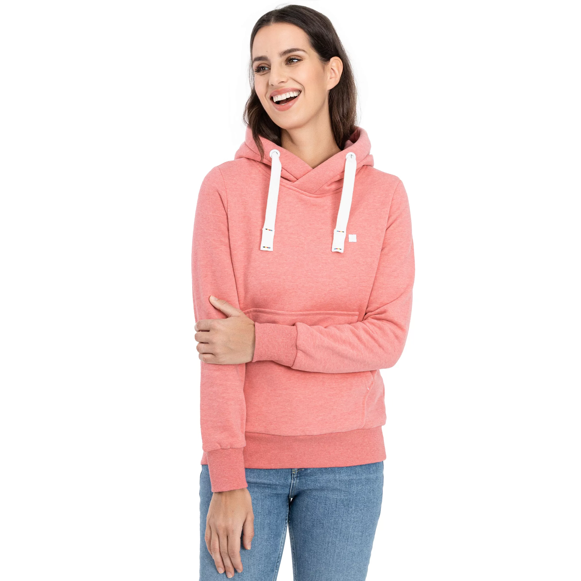 DEPROC Active Kapuzensweatshirt "HildaCMYK II WOMEN", weiche Fleecejacke mi günstig online kaufen