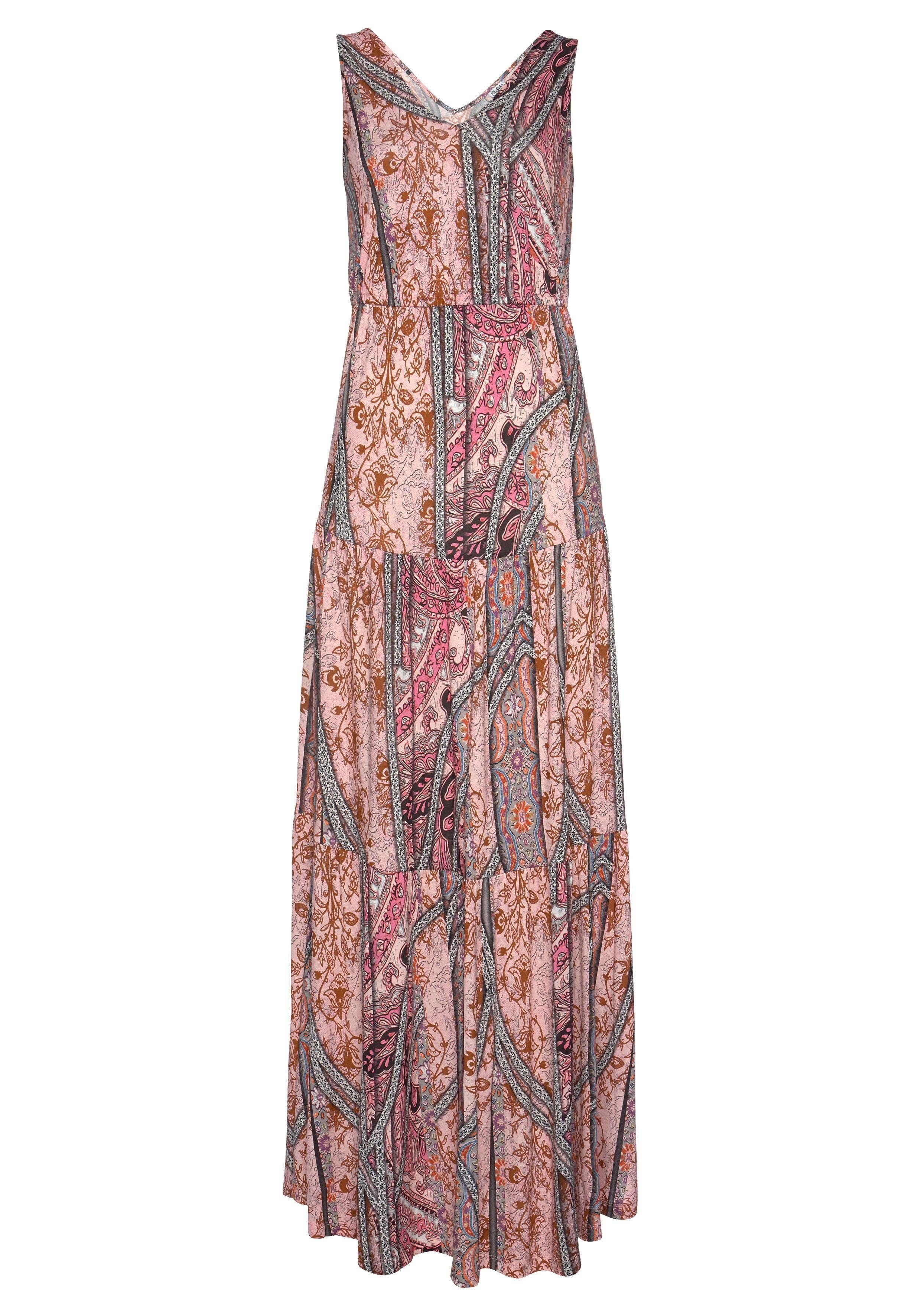 Buffalo Maxikleid mit modischen Volants und günstig online kaufen