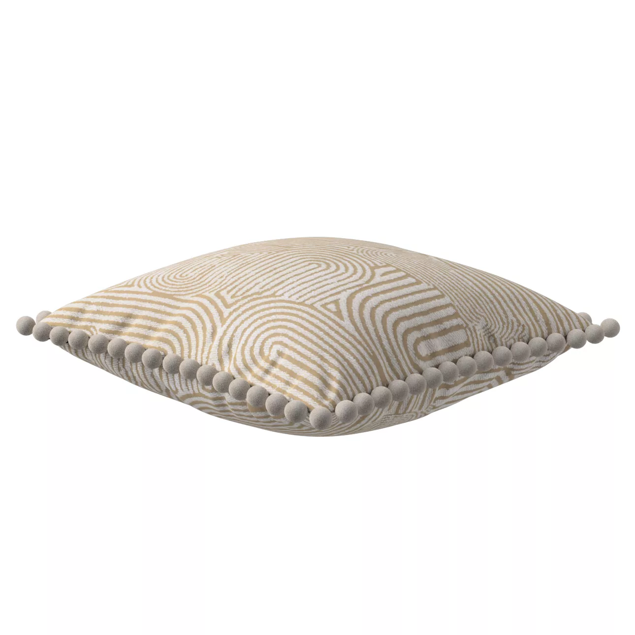 Kissenhülle Wera mit Bommeln, beige-ecru, 45 x 45 cm, Cosy Home (144-79) günstig online kaufen