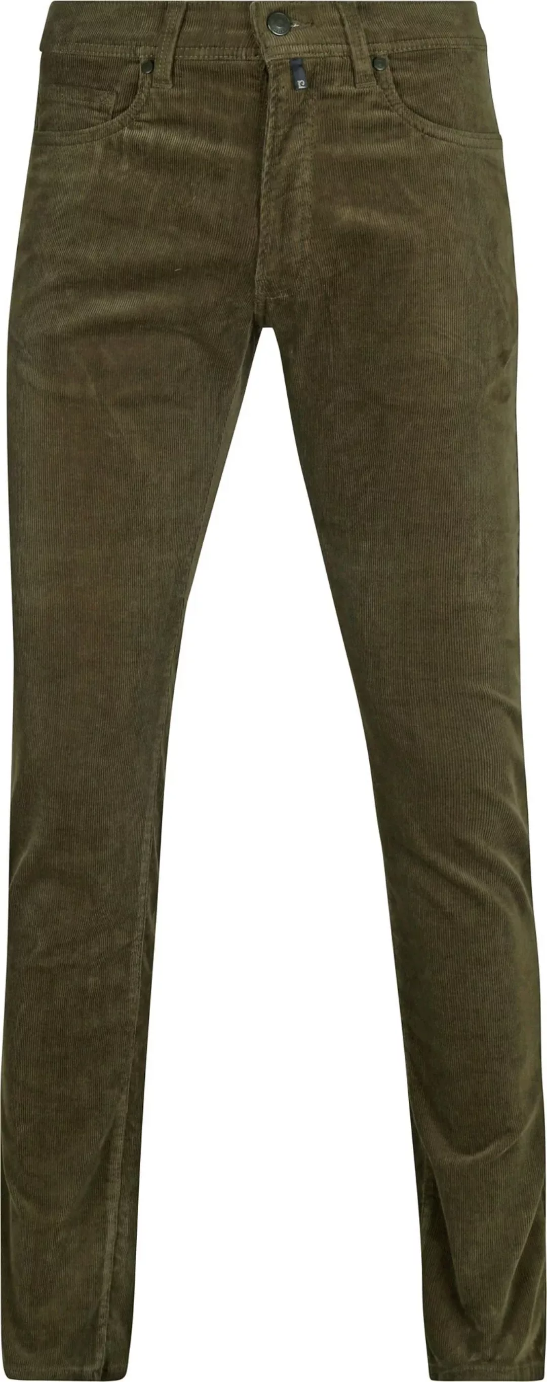 Pierre Cardin Trousers Lyon Future Flex Corduroy Olivgrün - Größe W 34 - L günstig online kaufen