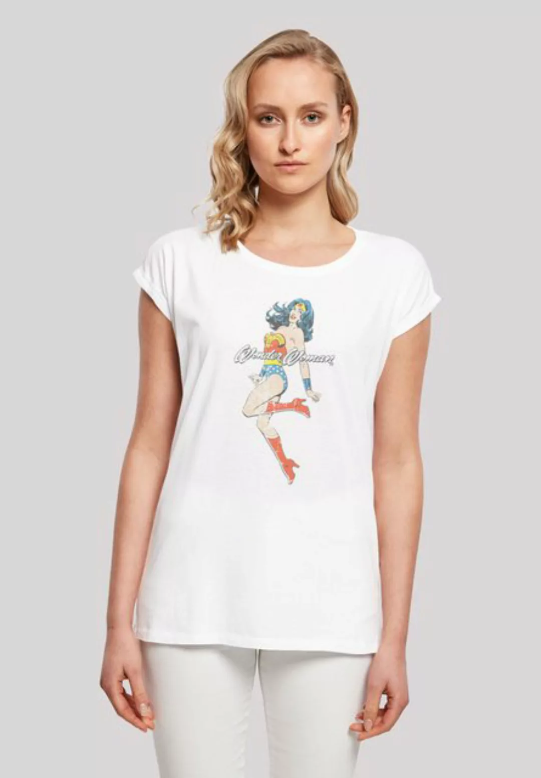 F4NT4STIC T-Shirt DC Comics Wonder Womand Classic Jump Print günstig online kaufen