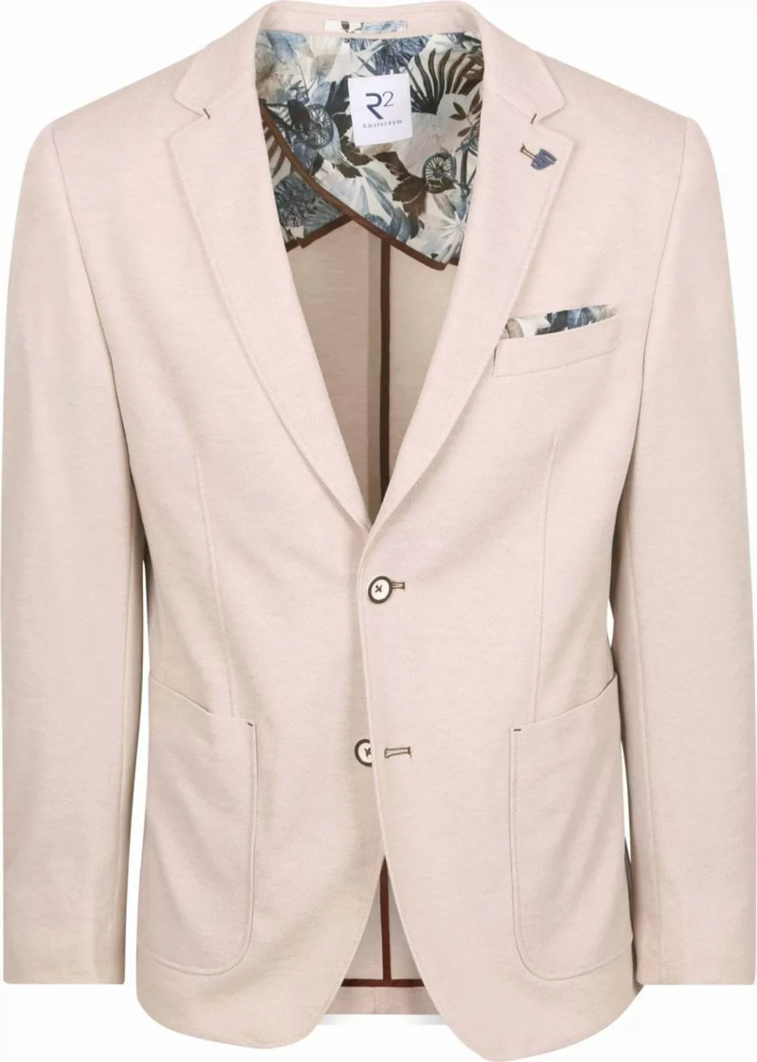 R2 Jersey Blazer Ecru - Größe 54 günstig online kaufen