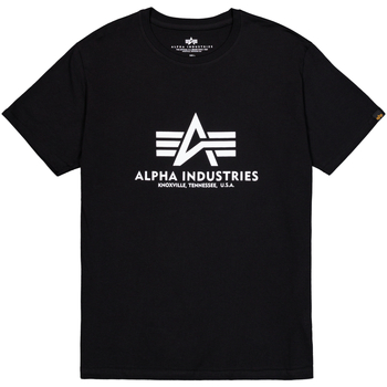 Alpha Industries  T-Shirts & Poloshirts Basic T-Shirt BL - black günstig online kaufen