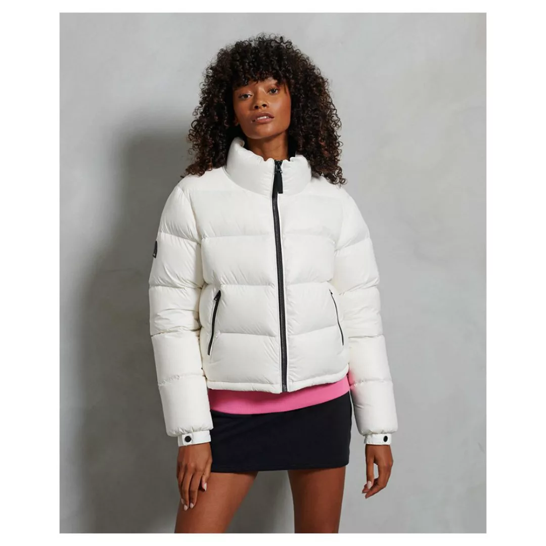 Superdry Luxe Alpine Down Padded Mantel L White günstig online kaufen