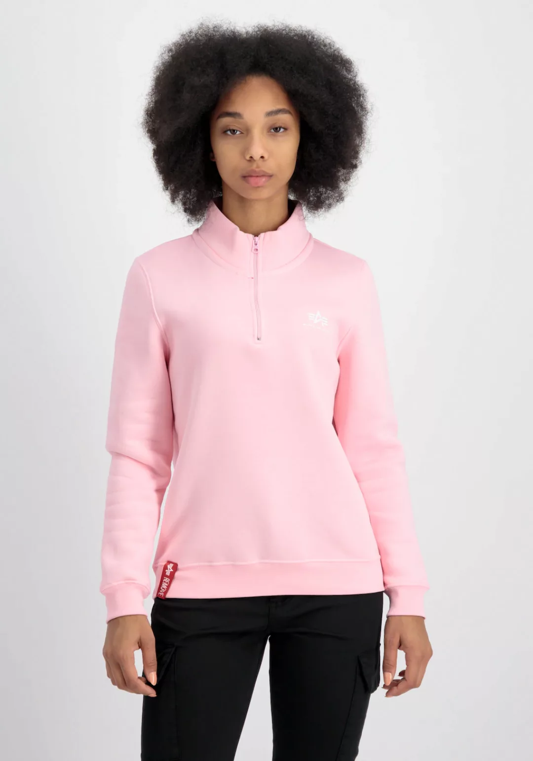 Alpha Industries Sweater "Alpha Industries Women - Sweatshirts Half Zip Swe günstig online kaufen