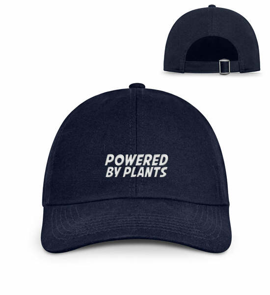 Powered By Plants - Organic Baseball Kappe Mit Stick günstig online kaufen