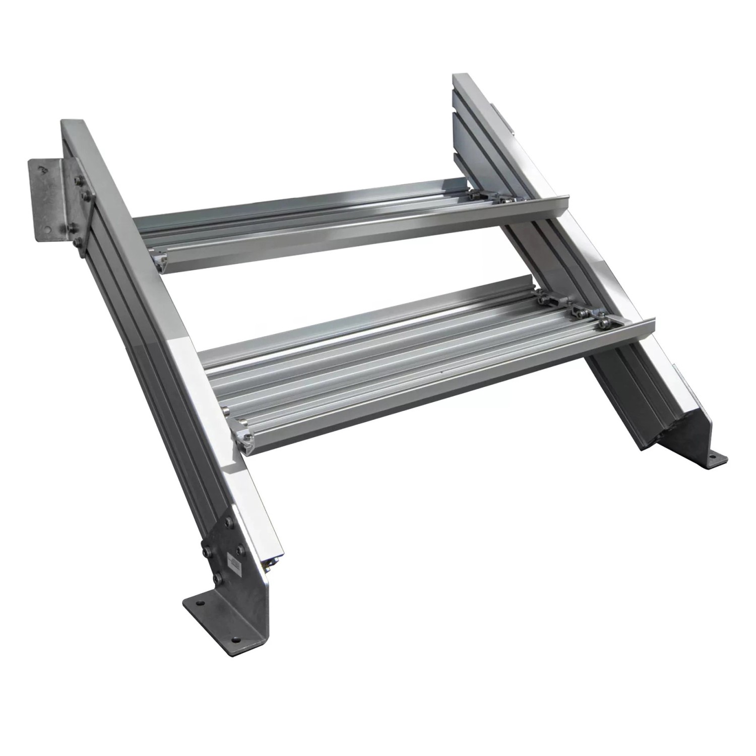 Treba Außentreppe Alaska 3 mit 2 Stufenwanne 80 cm x 30,7 cm Aluminium günstig online kaufen