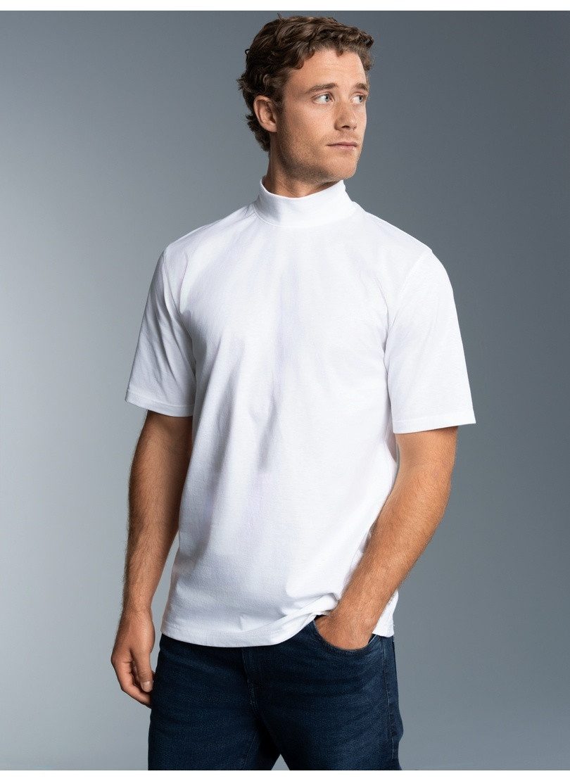 Trigema T-Shirt "TRIGEMA T-Shirt mit Stehkragen", (1 tlg.) günstig online kaufen