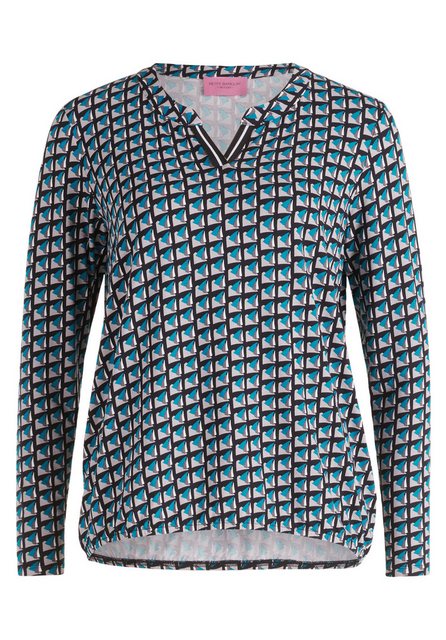 Betty Barclay Kurzarmshirt Betty Barclay Blusenshirt mit Print (1-tlg) Ripp günstig online kaufen