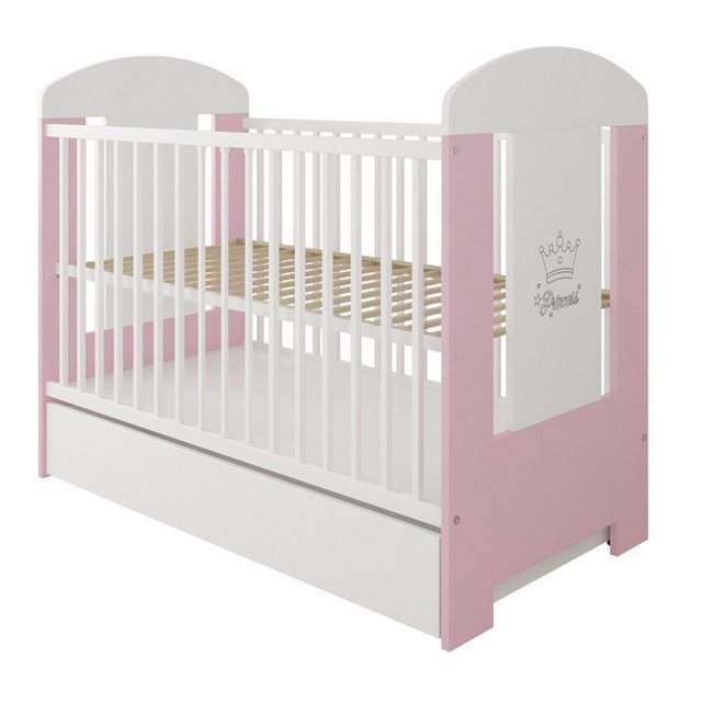 LCP Kids Kinderbett Princess 60x120 cm (Set, 3-tlg., Bett mit Matratze und günstig online kaufen