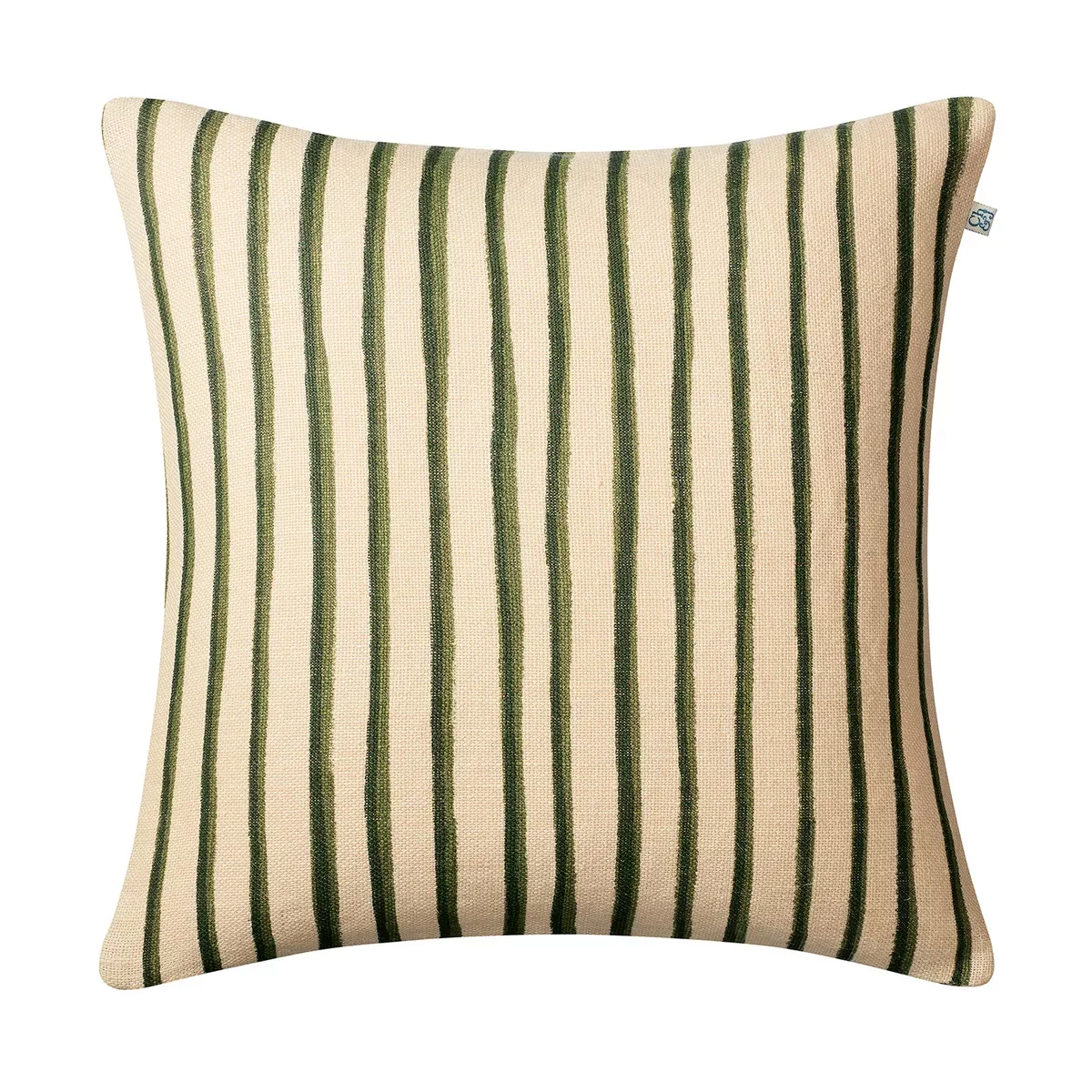 Jaipur Stripe Kissenbezug 50 x 50cm Beige-green-green günstig online kaufen