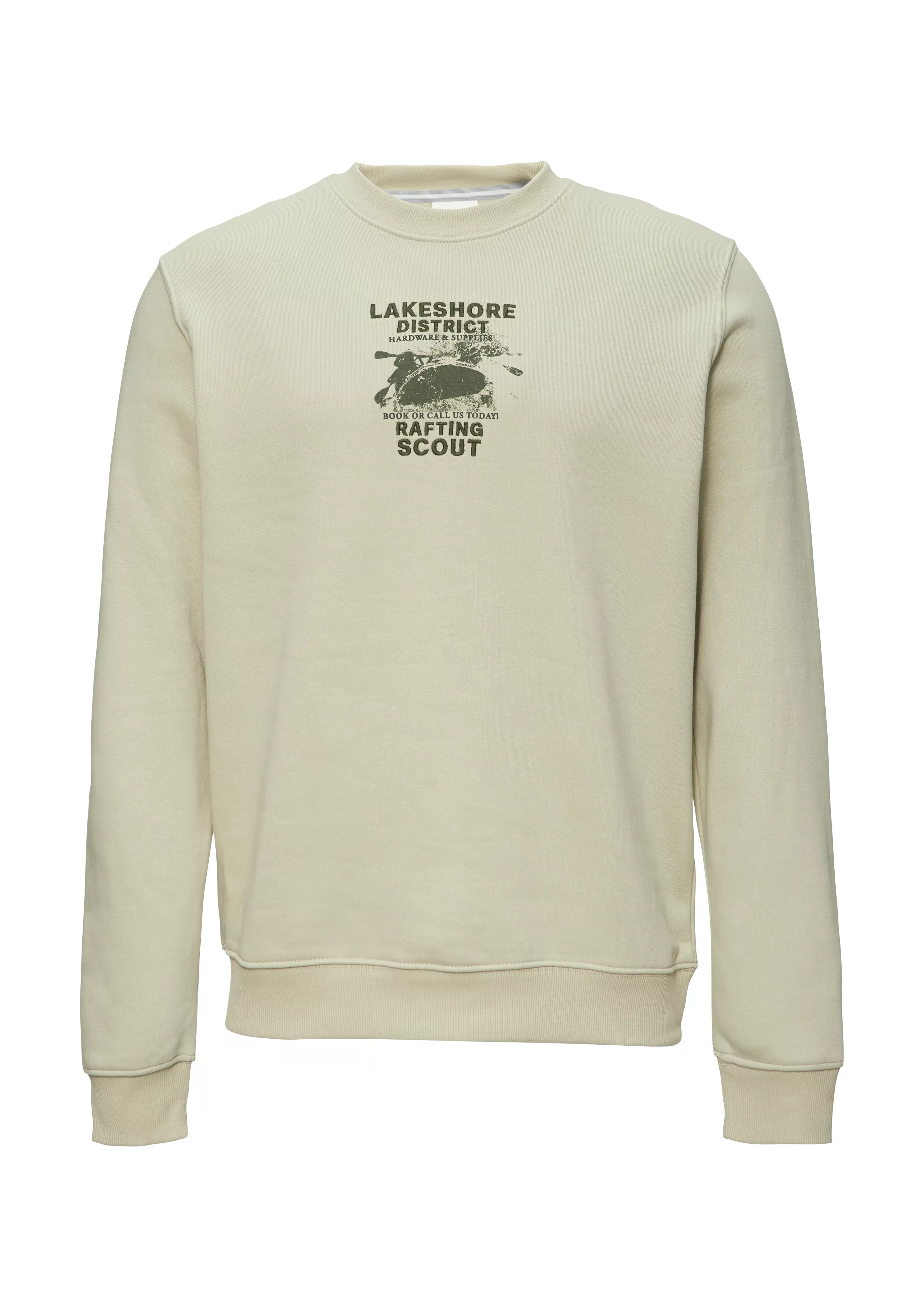 s.Oliver Sweatshirt Sweatshirt mit Stickerei aus weichem Baumwollmix Sticke günstig online kaufen