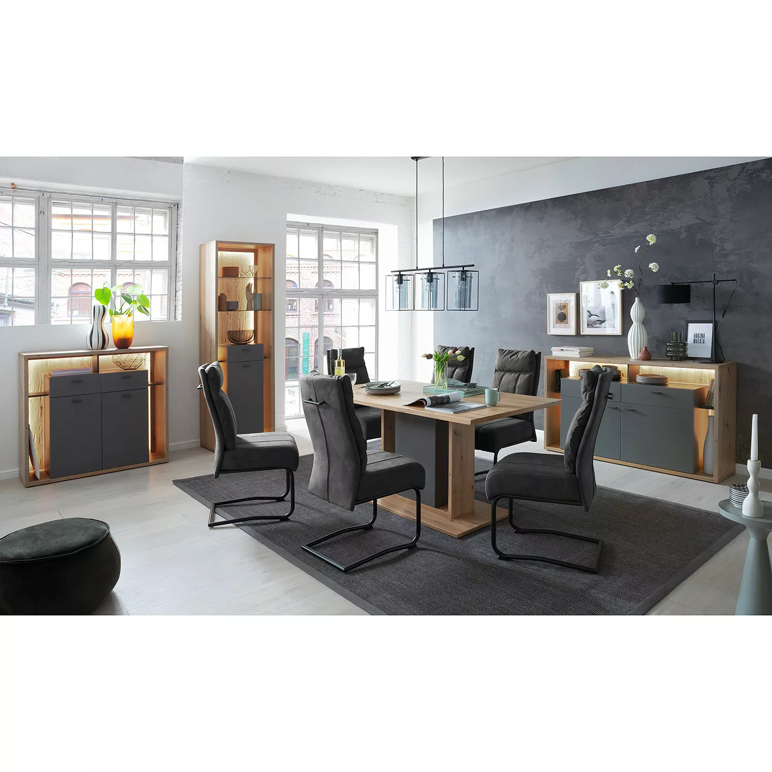 MCA furniture Esstisch "Lizzano", Landhausstil modern, bis 80 Kg belastbar, günstig online kaufen